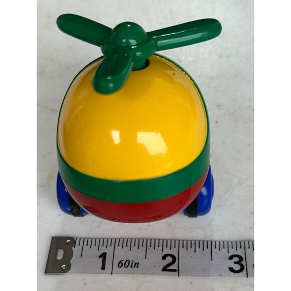 Viking Toys VINTAGE Mini Chubbies Toddler Kids Helicopter Toy 3" Tall - Picture 7 of 8